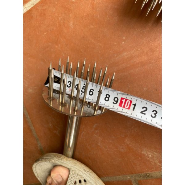 Dụng cụ làm mềm thịt, xăm nổ bì heo Inox