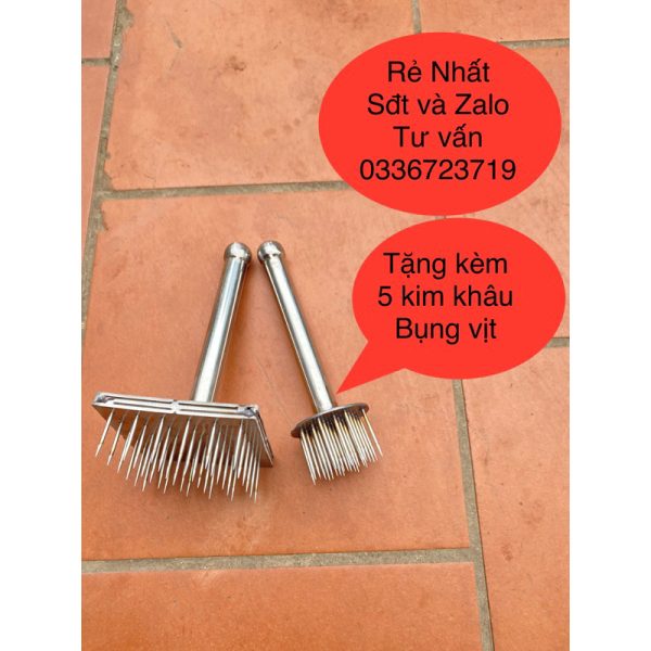 Dụng cụ xăm dần mềm thịt - bì lợn Inox cao cấp