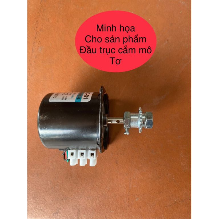 Mô tơ chế máy quay tự động, motor giảm tốc mini 30w - 220v