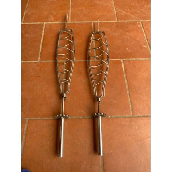 Vỉ nướng cá lóc Inox - Cho lò quay nướng tự động