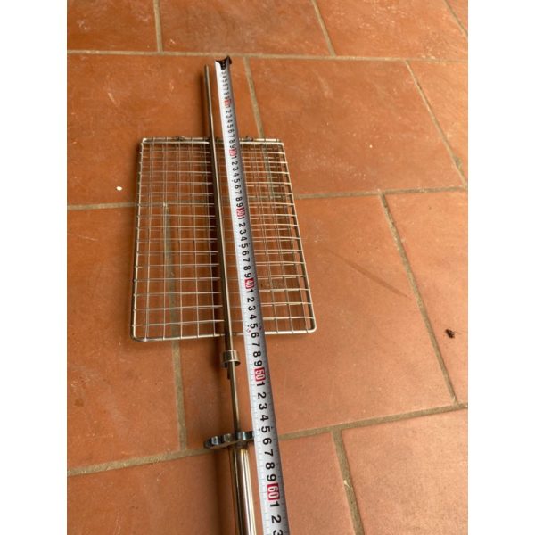 Vỉ Nướng thịt quay tự động - Cho máy nướng chạy xích to xe máy