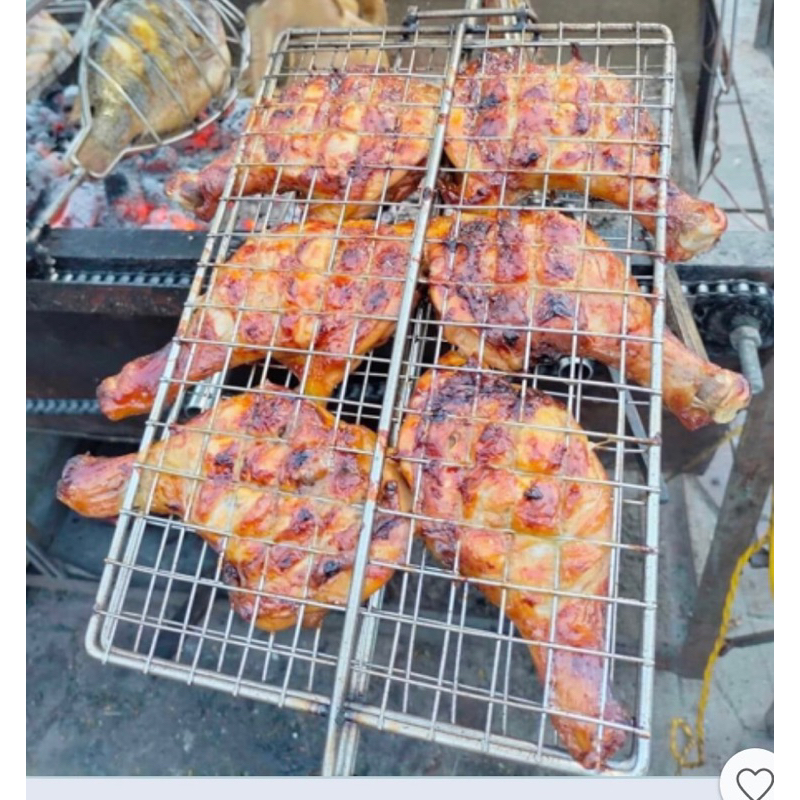 Vỉ Nướng thịt quay tự động - inox cao cấp