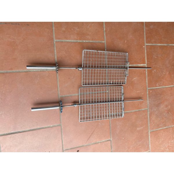 Vỉ Nướng thịt quay tự động - Cho máy nướng chạy xích to xe máy