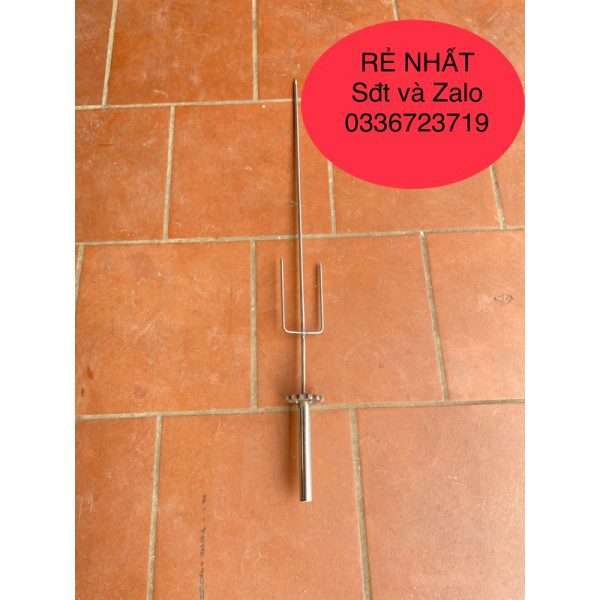 Xiên Nướng chân giò heo cho máy quay tự động - chạy xích to xe máy honda