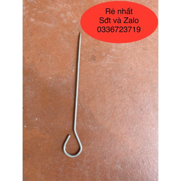 Kim khâu Bụng Vịt - xiên thịt nướng nồi chiên không dầu