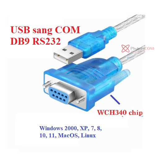 Dây USB to LAN Ugreen 20255, USB sang RS232, RS485