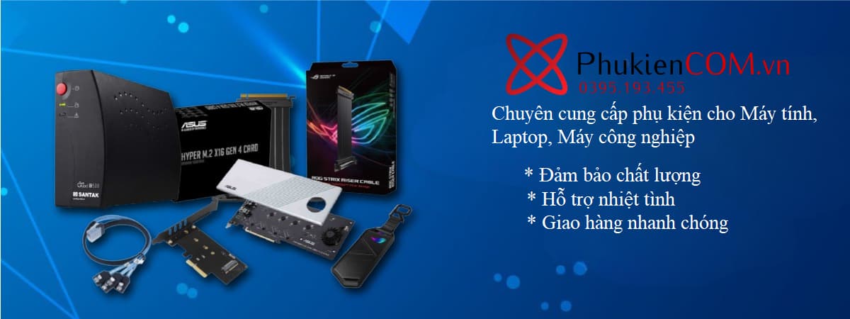 Cung cấp phụ kiện máy tính và kết nối công nghiệp toàn diện tại Phukiencom